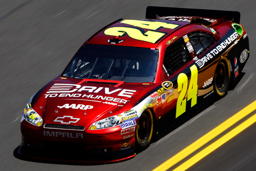 With this win Jeff Gordon tied