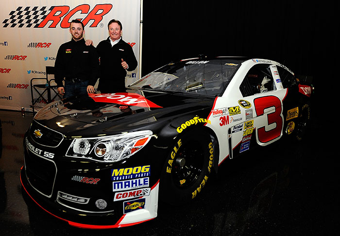 Richard Childress and Austin Dillon and the #3 Dow car